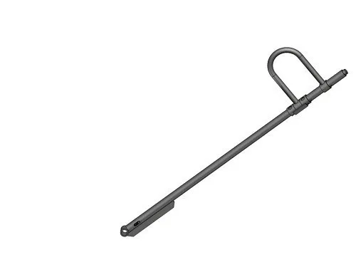 Bedieningshendel links, dockplatelengte 2000mm Bedieningshendel links, dockplatelengte 2000mm