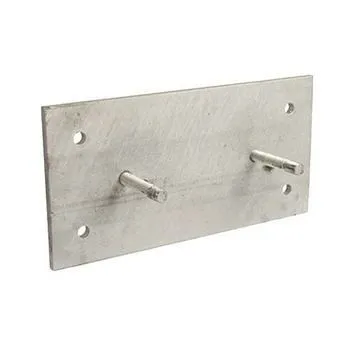 Montageplaat voor buffer 500x250x90mm Montageplaat voor buffer 500x250x90mm